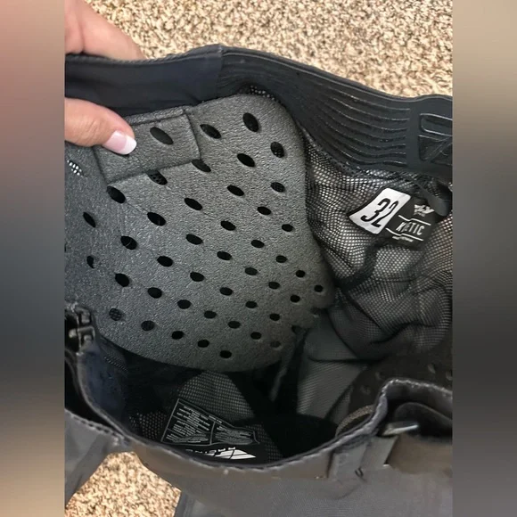 Fly Racing Black and Teal Pants - Picture 4 of 7